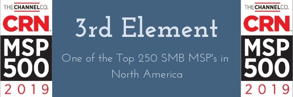 3rd Element named as one of the top 250 MSP's in North America!