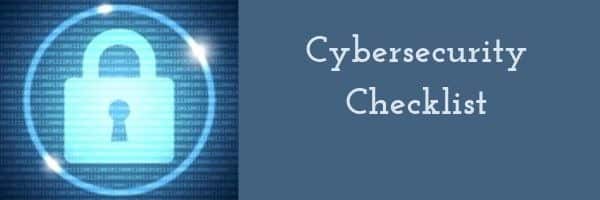 Cybersecurity Checklist