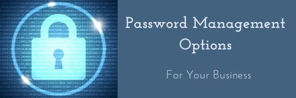 password management option for your business